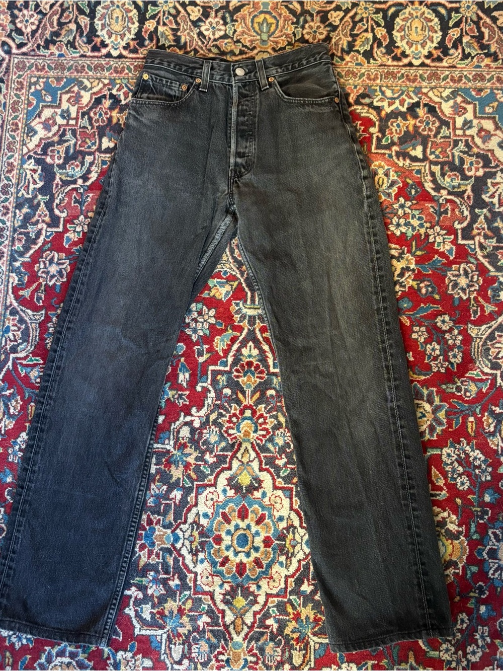 Levi's Women's Black Straight-Leg Jeans